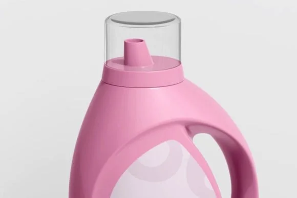 Detergent Plastic Bottle PSD Mockup 4