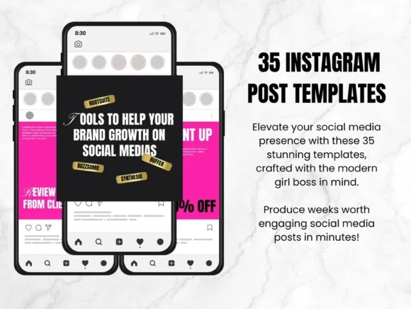 Instagram Post Templates for Boss Babe 3