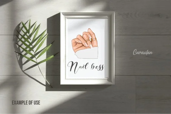 Nail Art Clipart 1