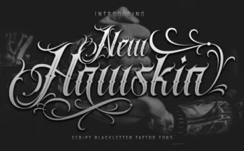 New Hawskin Font 1