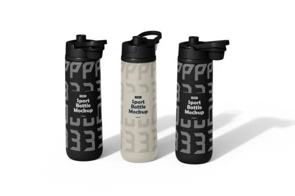 Sports Water Bottle Mockup 4