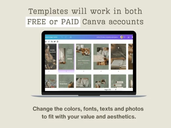 Writer Instagram Story Template 4