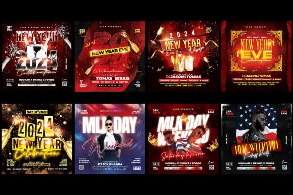 200 All Event Night Club Flyer Bundle 5