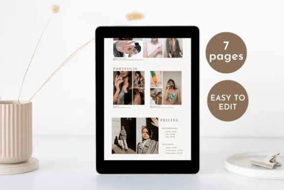  Portfolio Template for UGC Influencers 3