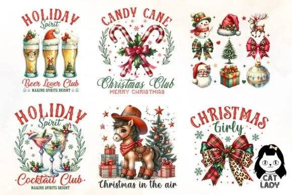 Vintage Christmas Sublimation Quotes 5