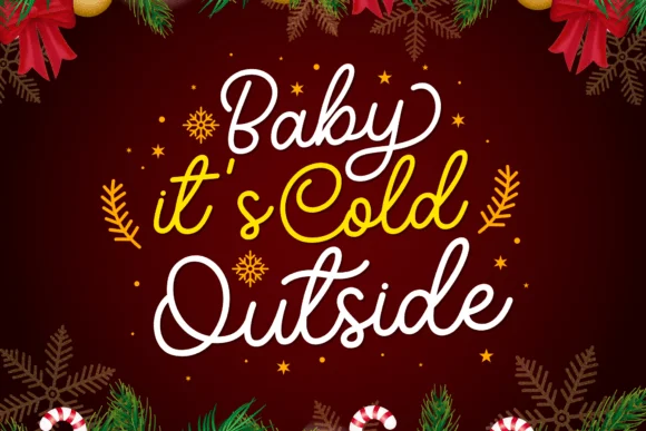 Shining Christmas Font 4
